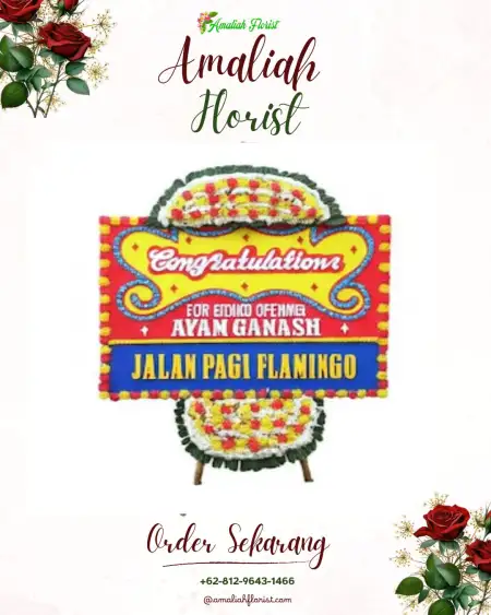 Sewa Papan Bunga Pamokolan